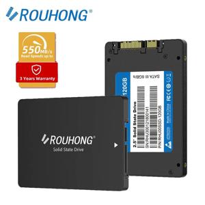 ROUHONG 노트북 데스크탑용 내장 솔리드 스테이트 드라이브, SATA3 SSD, 1TB, 128GB, 256GB, 120GB, 480GB, 512GB, HDD 2.5 하드 디스크 디스크, 240 GB