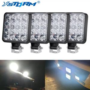 LED 러닝 라이트 바 오프로드 스포트라이트, 작업 조명, 4X4 스포트라이트, 12V 24V, 지프 트럭 자동차 오토바이 트랙터 SUV ATV LED 헤드라이트