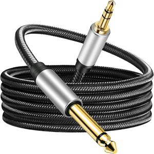 VAORLO AUX 오디오 3.5mm 잭 나일론 케이블 3.5mm ~ 3.5mm Aux 와이어 라인 남성-남성 자동차 헤드폰 스피커 TV 태블릿 용 Aux 코드