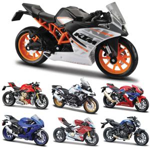 Maisto 1:18 KTM RC 390 CBR1000RR-R 2021 YZF-R1 네이키드 V4 S 야마하 MT-07 2018 오토바이 오토바이 모델 컬렉션 선물 장난감