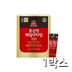 [동의삼] 홍삼정패밀리타임100] 10g x 100포 (신) (쇼핑백 한국산 홍삼)