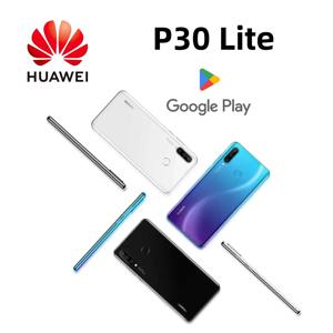 Huawei-P30 라이트 글로벌 버전 스마트폰, 안드로이드, 6.15 인치, 잠금 해제, 6 + 128GB ROM, 휴대폰, 구글 플레이, 듀얼 SIM, 휴대폰