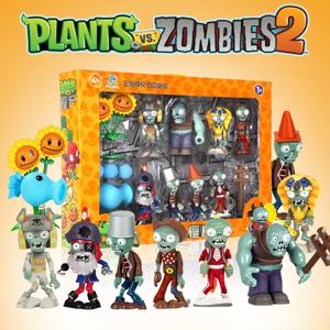 Plants vs Zombies 2 자이언트 좀비 모델 장난감, 아이스 파이, 제트팩, 좀비 장난감 세트, 만화 장식 피규어, 소프트 실리콘, 소년 장난감 선물