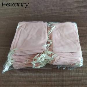 FOXANRY 50pcs 7x9cm 보석 포장 벨벳 가방, 벨벳 서랍 가방 및 파우치, 선물 가방. 사용자 정의가 지원되지 않습니다.