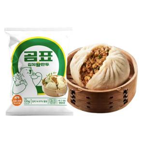 곰표 김치왕만두 120g X3팩-남대문 가메골 국산고기