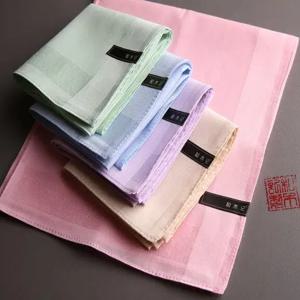 여성용 면화 손수건, 여성용 Hankies 프린트, 땀 닦기 패션, 43*43cm