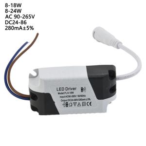 LED 드라이버 조명 변압기 천장 램프 LED 스트립 전원 공급 장치 어댑터, AC 110V 220V to DC 12V DC 24V 8-18W 8-24W, 280mA