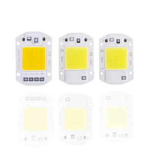 LED 칩 20W 30W 50W AC 220V 스마트 COB 램프 구슬 LED 램프 드라이버 DIY Lampada 야외 칩 투광 조명 스포트 라이트