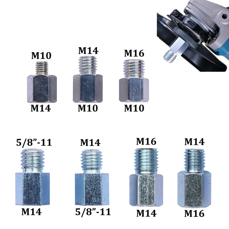 M10 to M14 M16 M14 5/8-11 5/8-11 M14 어댑터 다른 나사 다이아몬드 코어 비트 드릴 그라인더 커터 앵글 그라인더