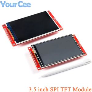 아두이노용 TFT LCD 디스플레이 스크린 터치 모듈, 3.5 인치 ILI9488 드라이버, 320x480 SPI 포트 직렬 인터페이스, STM32 C51, 320x480, 3.5 인치