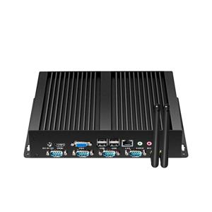 팬리스 산업용 미니 PC, 인텔 셀러론 1037U i5-3317U, 4x COM RS232 DB9, 8x USB, HDMI, VGA, 기가비트 LAN, 윈도우 XP, 7, 8/10, 리눅스 IPC