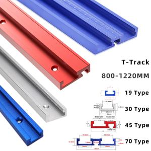 알루미늄 합금 가이드 레일 목수 DIY 도구, 30 타입 T-슬롯 45 타입 70 타입 마이터 트랙 800 1000 1220mm 슈트 트랙 정지 제한
