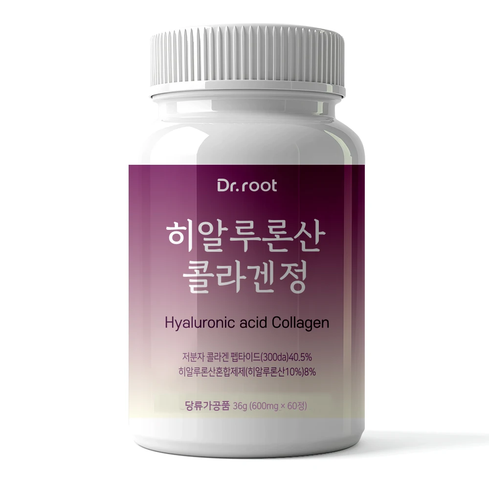 300Da 저분자 피쉬콜라겐 히알루론산 타블렛 600mg 60정