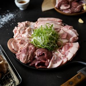 국내산 한돈 뒷고기 오마카세 500g 1kg