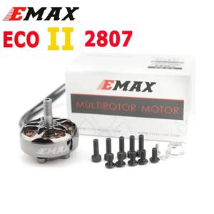 EMAX ECOII 시리즈 브러시리스 모터, 에코 II 2807 6S 1300KV, 7 인치 FPV 레이싱 RC 드론용 DIY 부품, 4 개/로트