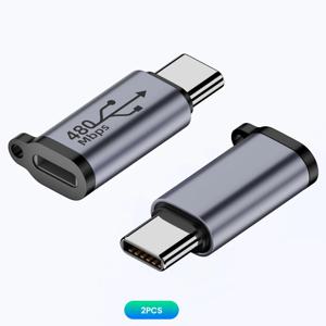 USB C 타입 어댑터, 마이크로-미니 USB 암 변환기, 아이폰 14, 13, 샤오미, 삼성 충전기 어댑터