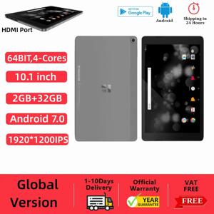 안드로이드 7.0 태블릿, 1920x1200 픽셀, HDM 포트, 5000mAh 듀얼 카메라, 64 비트 RMv8 Cortex-A53 쿼드 코어 MT8163, 2GB RAM, 32GB ROM, 10.1 인치