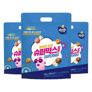 1+1+1 다르다 슈퍼믹스 팝콘 350g X 3봉 커널스 팝콘