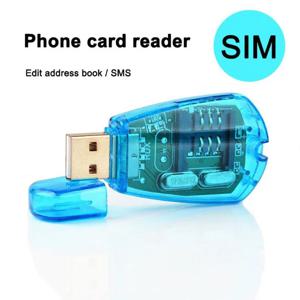 블루 USB SIM 카드 리더 복사, 복제기, 라이터, 백업 키트, SIM 카드 리더, GSM, CDMA, SMS 백업, CD 디스크