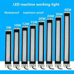 AC100-230V 작업장 선반 작업 조명, 산업용 CNC 공작 기계 작업 조명, 방수 재봉 조명, 알루미늄 합금 램프