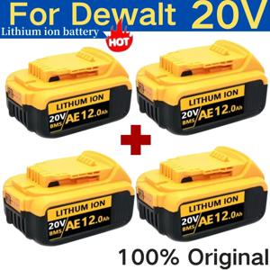 Dewalt 전동 공구용 배터리, 12000mAh, 20V, 12.0Ah, DCB206, 20V, DCB205, DCB204-2, DCB200, 100% 신제품