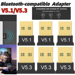 USB 블루투스 호환 5.3 어댑터, 음악 리시버 어댑터, 플러그 앤 플레이 지지대, 윈도우 11, 10/8.1 무선 어댑터, 데스크탑 PC용