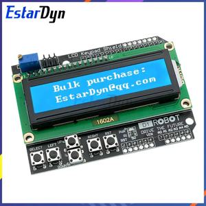 Estardyn 1602 LCD 키패드 실드 LCD 1602 모듈 디스플레이, 아두이노 ATMEGA328 ATMEGA2560 라즈베리 파이 UNO 블루 스크린, LCD1602