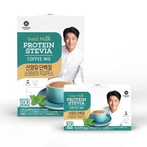 맥널티 산양유 단백질 스테비아 당제로 커피믹스 100개입+30개입 (총 130개입)