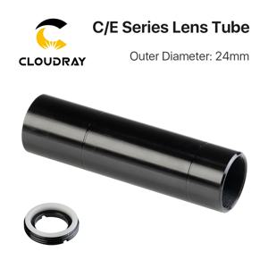 Cloudray-C & E 시리즈 CO2 렌즈 튜브 외경 24mm, 렌즈 직경 20MM, FL50.8/63.5/101.6mm, CO2 레이저 절단기용