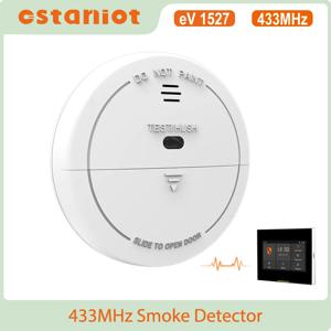 Ostaniot 무선 연기 감지기, 화재 경보 센서, 433MHz, 투야 화재 방지, 높은 데시벨, 가정 보안 시스템, 소방관