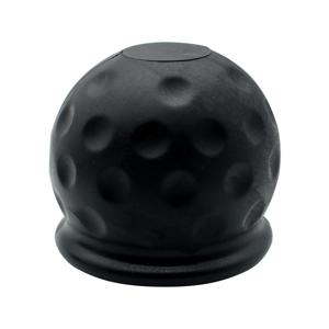 유니버설 50mm 견인 바 볼 커버 캡 고무 볼 후드 트레일러 히치 보호 Towball 트레일러 볼 커버 블랙 자동차 액세서리