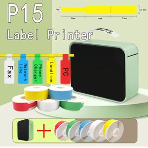 P15 네트워크 케이블 라벨 프린터, 미니 무선 블루투스 라벨링 기계, D110 휴대용 프린터 열 가격 라벨