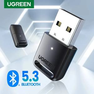 UGREEN USB 블루투스 5.3 5.0 PC 어댑터, 휴대용 미니 USB 플래시 드라이브, Win 11, 10/8.1 무선 마우스 키보드, 음악 오디오 리시버