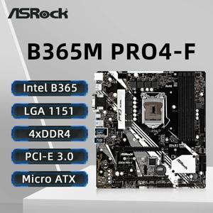 ASRock 마더보드 LGA 1151 인텔 B365 DDR4 2666 지원, 9 세대 및 8 세대 인텔 코어 프로세서, PCIe 3.0 USB 3.1 마이크로 ATX