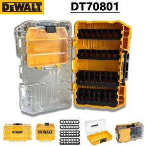 DEWALT 중형 부품 상자 보관 상자, 투명 플라스틱 다기능 쌓을 수 있는 상자, DT70801, 150x90x42mm DT70801-QZ