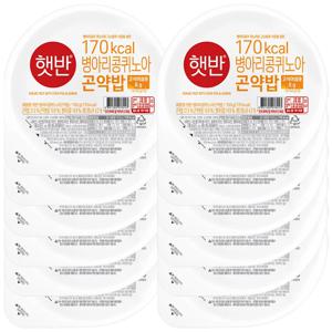 CJ 햇반 병아리콩퀴노아 곤약밥 150g 12개 즉석밥