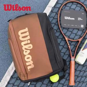 Wilson 테니스 라켓 가방, 대용량 라켓 배낭, 신발 칸막이, 스포츠 가방, 슈퍼 투어 프로 라켓 가방, V14, 9 팩