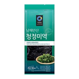 청정원 남해안산 청정미역 25g