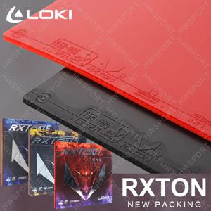 LOKI RXTON 탁구 고무, 탁구 고무 탑시트, 사전 조정 탄성 스폰지 포함, 1, 3, 5