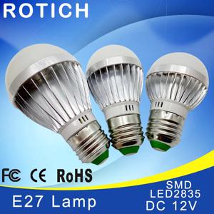 E27 E14 LED 전구 조명 DC 12V smd 2835 칩 lampada luz E27 램프 3W 6W 9W 12W 15W 18W 스팟 전구, Led 전구