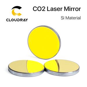 Cloudray Co2 레이저 Si 반사 거울, 레이저 조각기용, 금도금 실리콘 반사기 렌즈 19 20 25 30 38.1mm