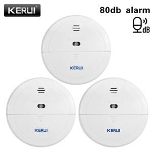 KERUI 433MHZ 홈 주방 보안 무선 연기 감지기 화재 센서 경보, W181 W204 W184 GSM Wifi 경보 시스템