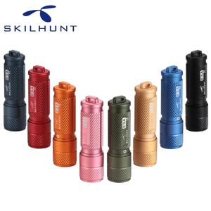 SKILHUNT E3A 100 루멘 AAA 키 체인 LED 손전등 미니 LED 키 라이트 Poket 토치 야외 일일 캠핑 하이킹 승마 낚시