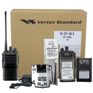 VX-231 VHF UHF 휴대용 양방향 라디오 교체, 버텍스 표준 VX-231 VX-261 VX-351 워키토키, 리튬 이온 배터리 충전기 포함