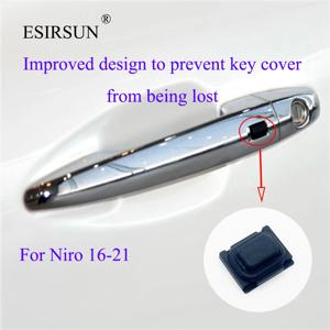 ESIRSUN 프론트 도어 외부 도어 핸들 소형 버튼 스위치 커버, 기아 NIRO 2016 2017 2018 2019 2020 2021,82651G5000 에 적합