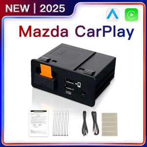 무선 Apple CarPlay 용 새 P3 안드로이드 자동 어댑터 USB 허브 OEM 개조 용 Mazda 2 3 6 CX3 CX5 CX8 CX9 MX5 TK78669U0C 키트