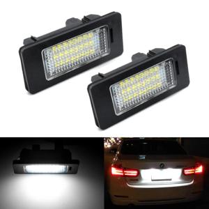 자동차 제품 번호판 조명, BMW E90 M3 E92 E70 E93 E39 F30 E60 E61, 24LED 오류 없음, 2 개