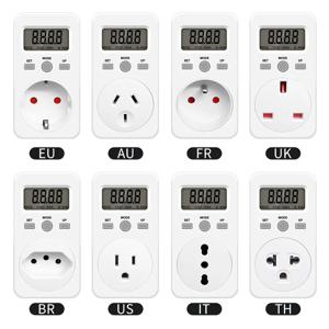 KWE-PMB03 디지털 에너지 계량기 전력계 소켓, 전압 전력 소비 와트, AC 230V 16A, 전기 분석기 모니터 테스터