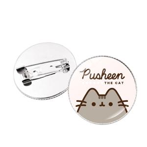 Pusheen Girls 만화 귀여운 브로치, 어린이 애니메이션 패션 주얼리 핀, 애니메이션 미학 배지, 카와이 브로치 액세서리 선물