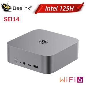 Beelink AI 미니 PC SEi14 인텔 코어 울트라 5 125H 32GB DDR5 RAM 1TB M.2 NVMe SSD C타입 2.5Gbps 와이파이 6 BT5.2 게임용 PC VS SER8